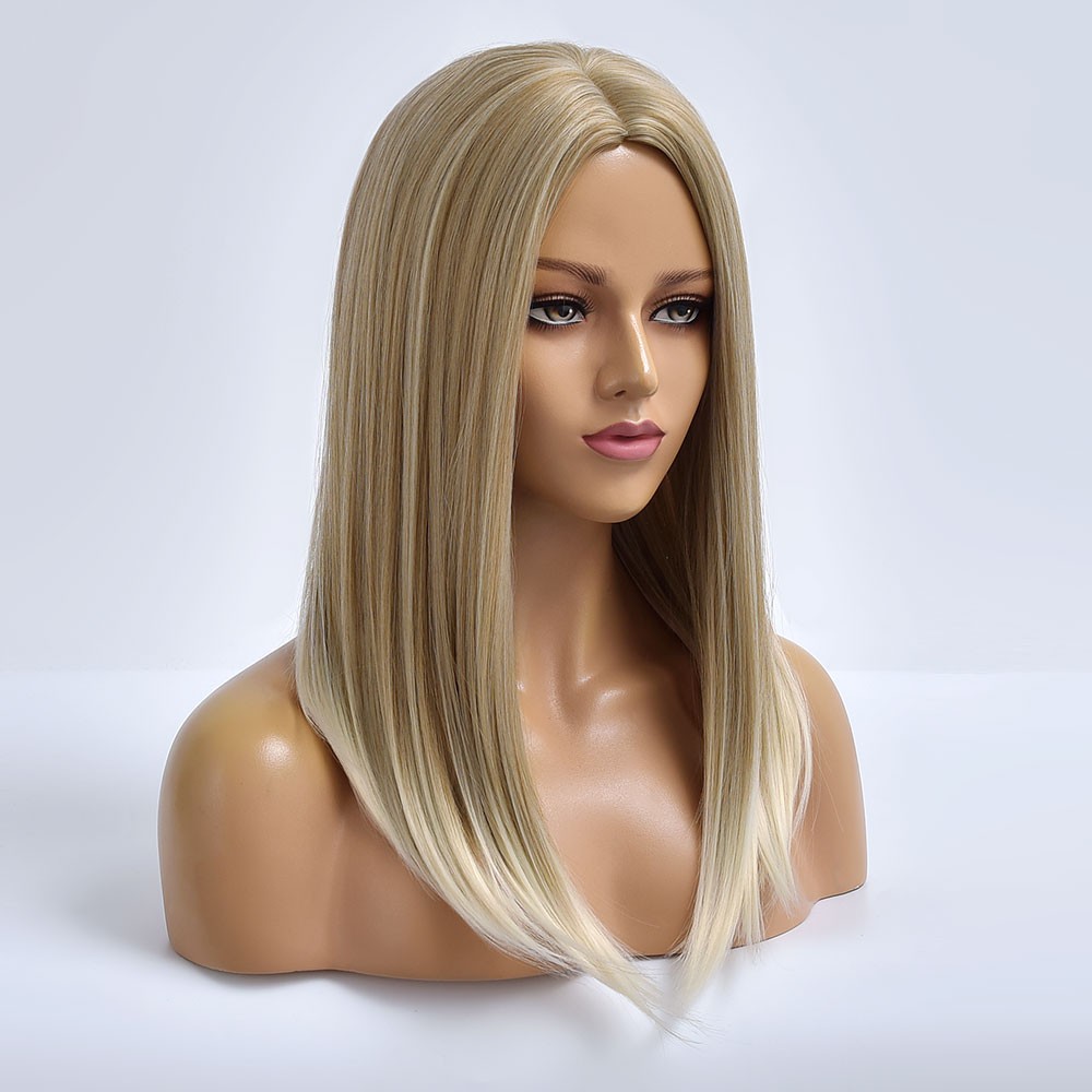 Synthetic Hair Heat Resistant Cosplay Party Wig Blonde Halloween Short Straight