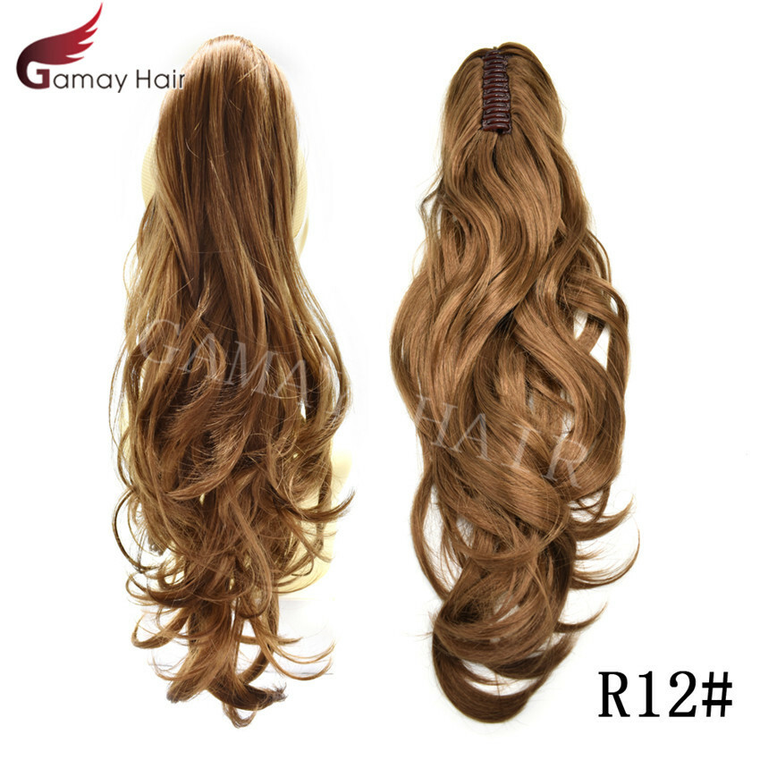 Claw Clip in Ponytail Extension Wavy Long Hair Piece Pony Tail 22″ Real As Human