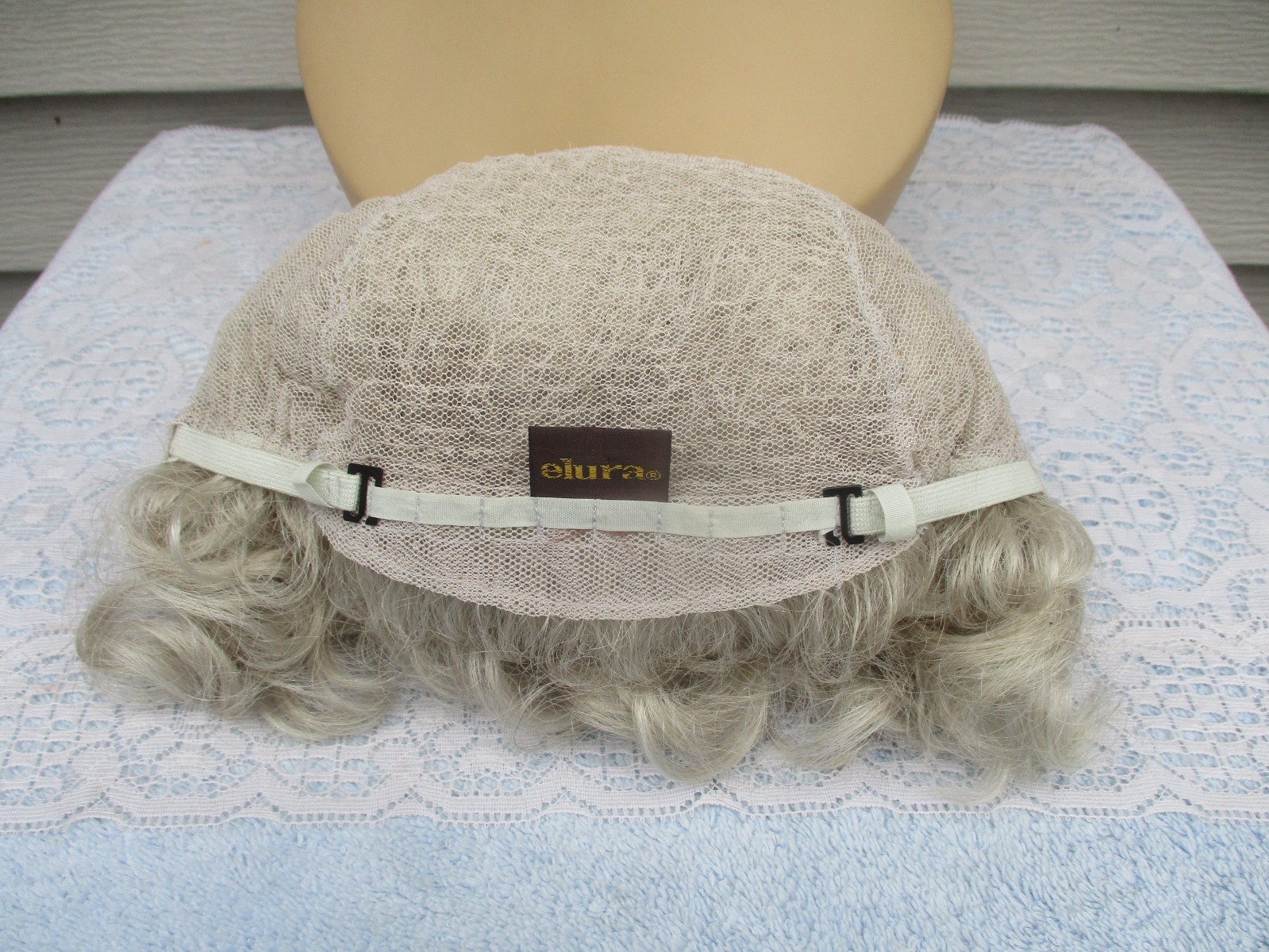 Tony of Beverly ? MYSTERY WIG PLATINUM BLONDE Shade Hand Tied ? VINTAGE