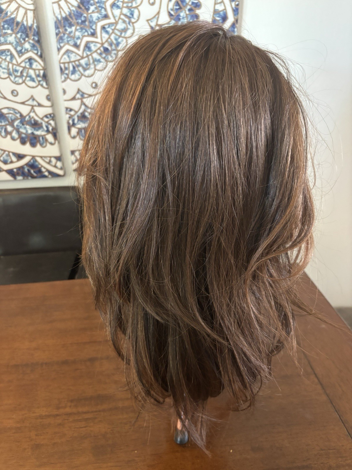 Luxury Lace, Front Synthetic Free Part Gorgeous Brunette Wig New