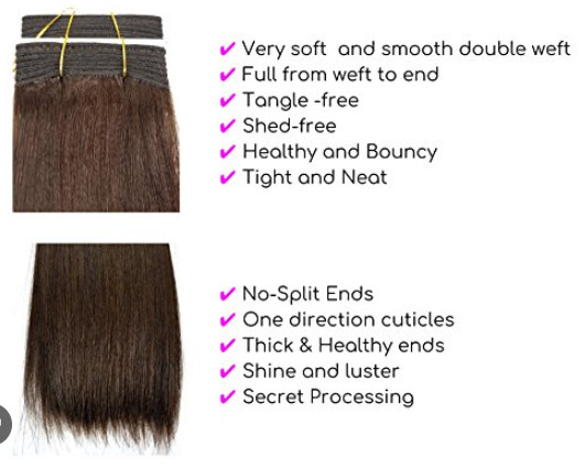 impulse REMY 100% Virgin Cuticle Selected Finest Human Hair 18″ | Select Color !