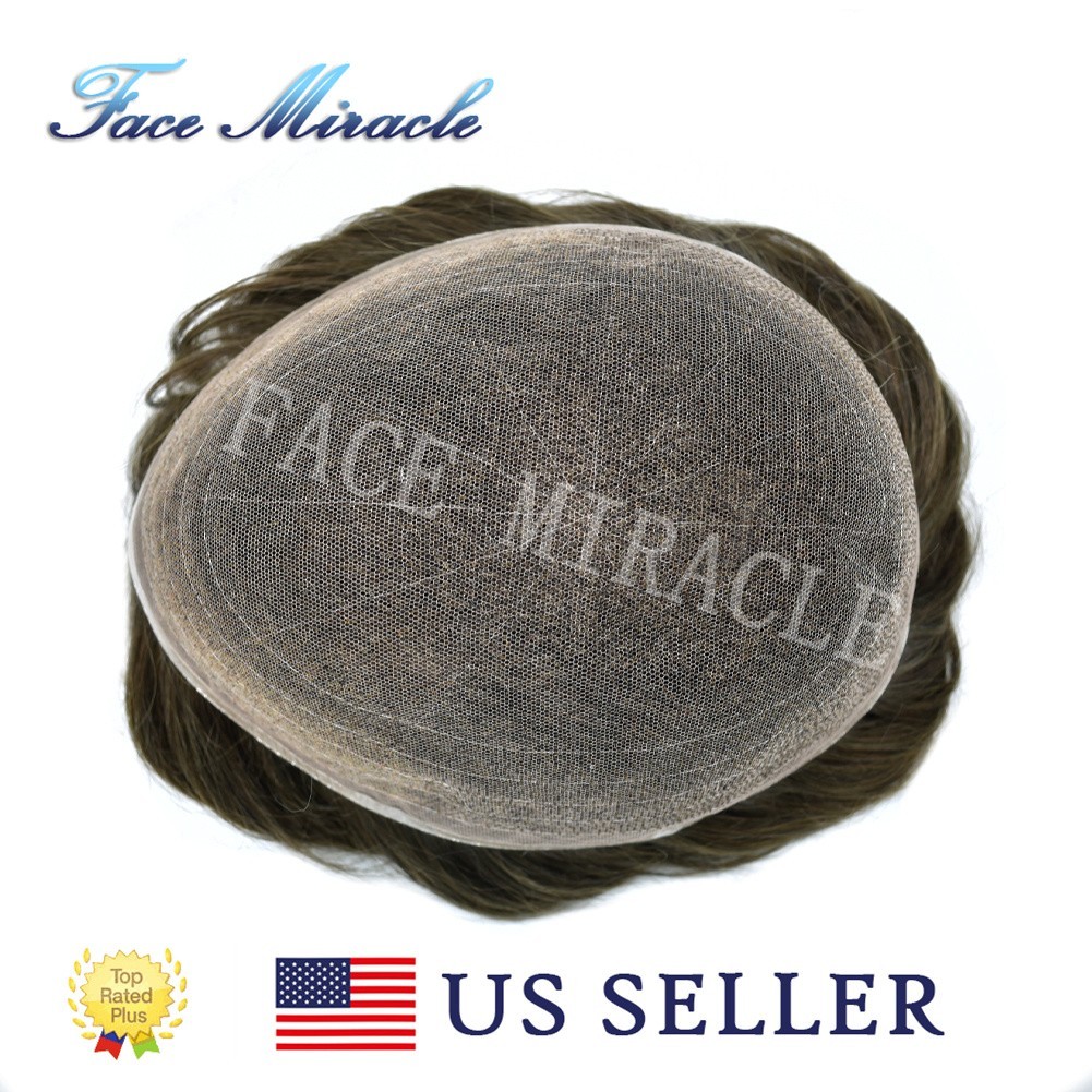 French Lace Mens Toupee Human Hair Piece All Lace Toupee Hair for Men Hair Units