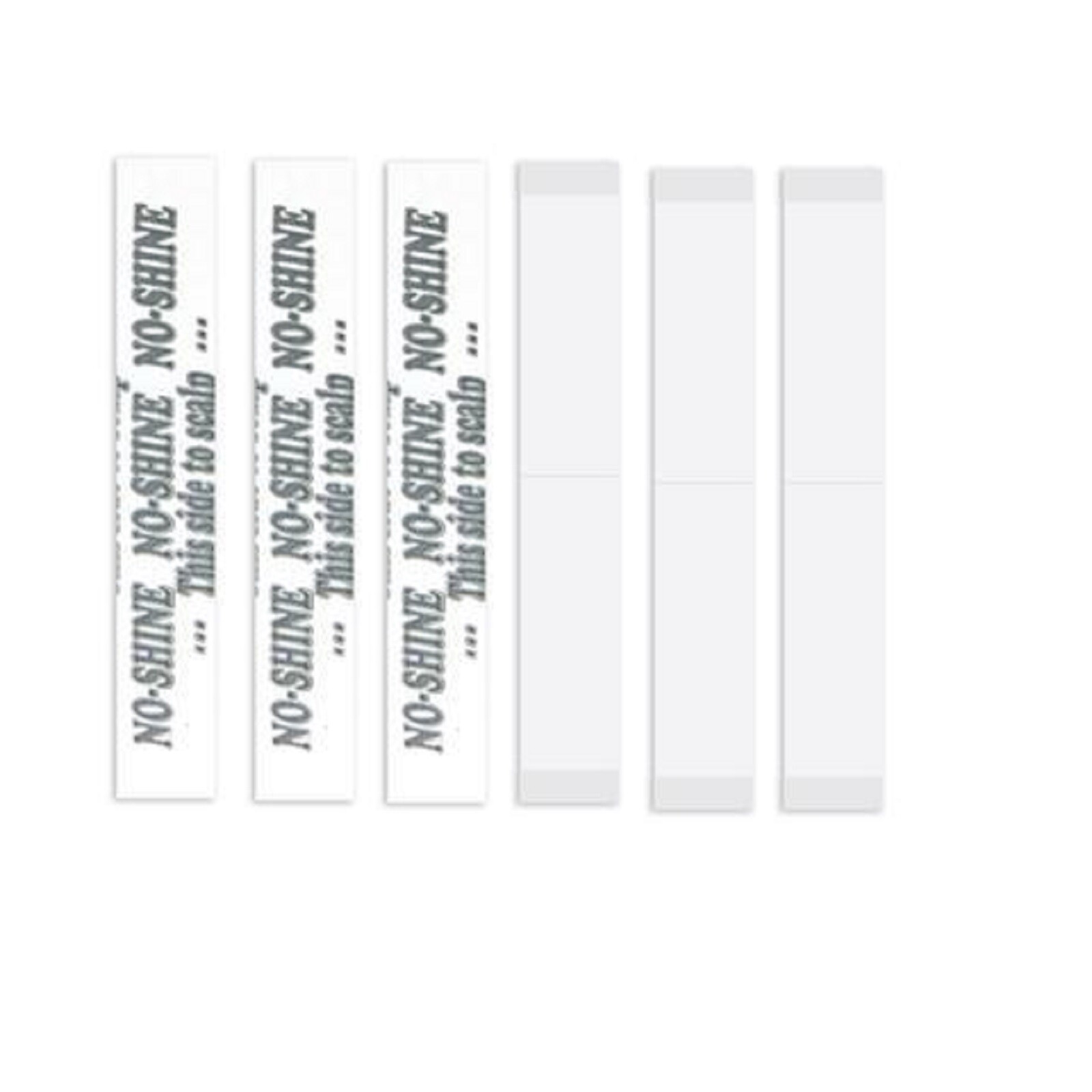 Walker No Shine Bonding Double Sided Tape 1/2″ x 3″ Straight Strips 72 Pcs Wigs.