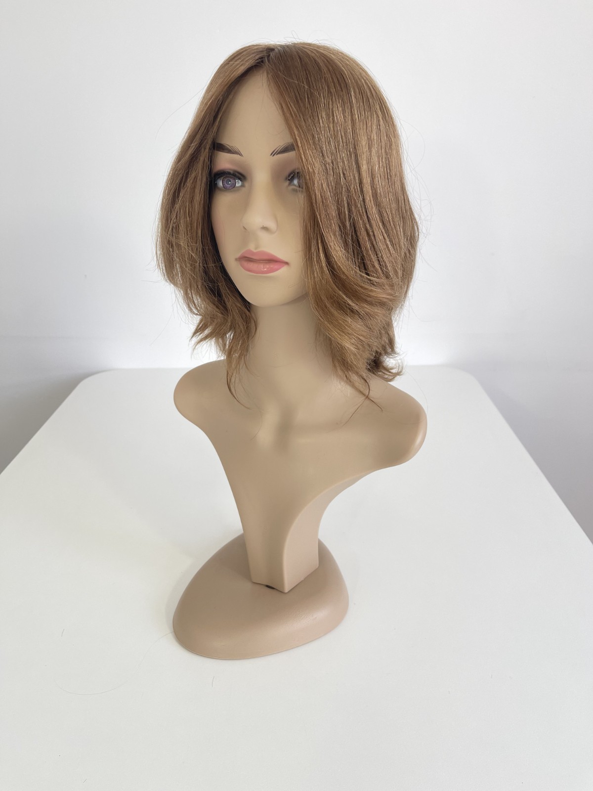 European Hair made silk top wig large size brown color