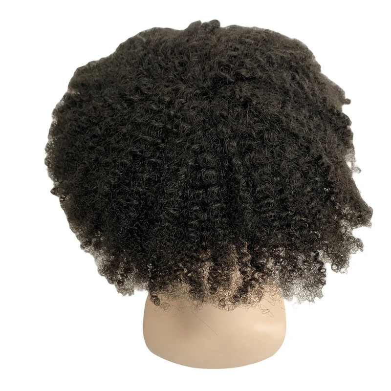 6mm Wave Hair System Full Lace Toupee for Black Men 7″x9″