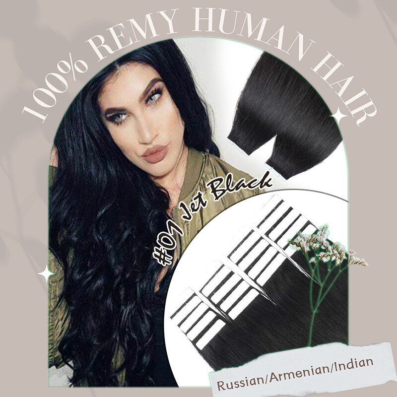 CLEARANCE 150g Tape In 100% Real Remy Human Hair Extensions Skin Weft Balayage