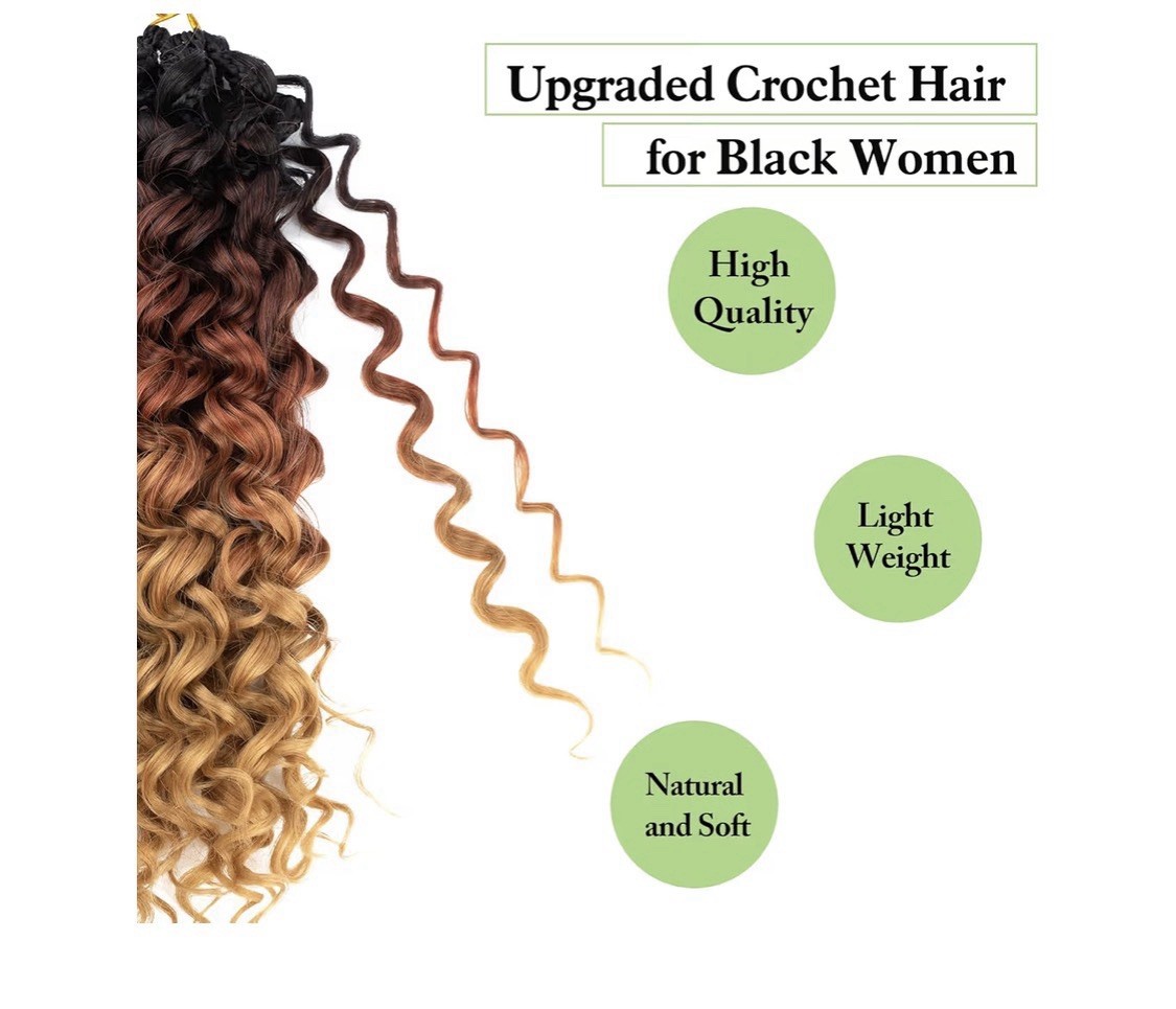 Curly Crochet Hair for Black Women Pre Looped Gogo Curl Crochet Hair 1B3027 Boho