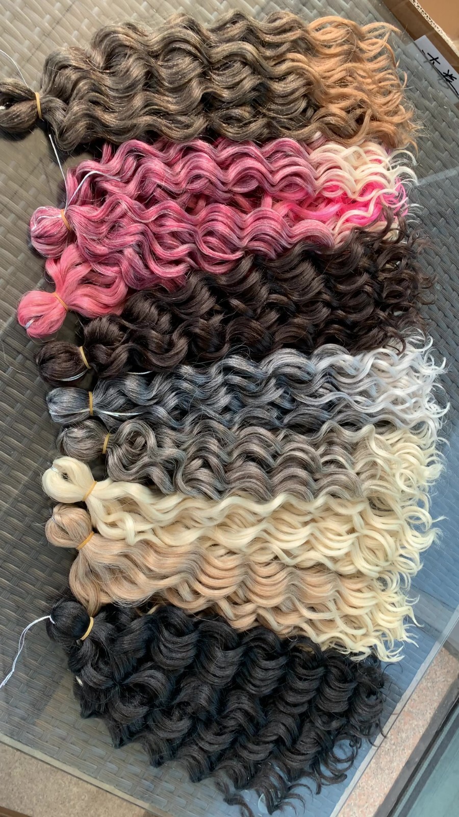 18″/24″ Deep Wave Crochet Braids Hawaii Curls Braiding Hair Extension Synthetic