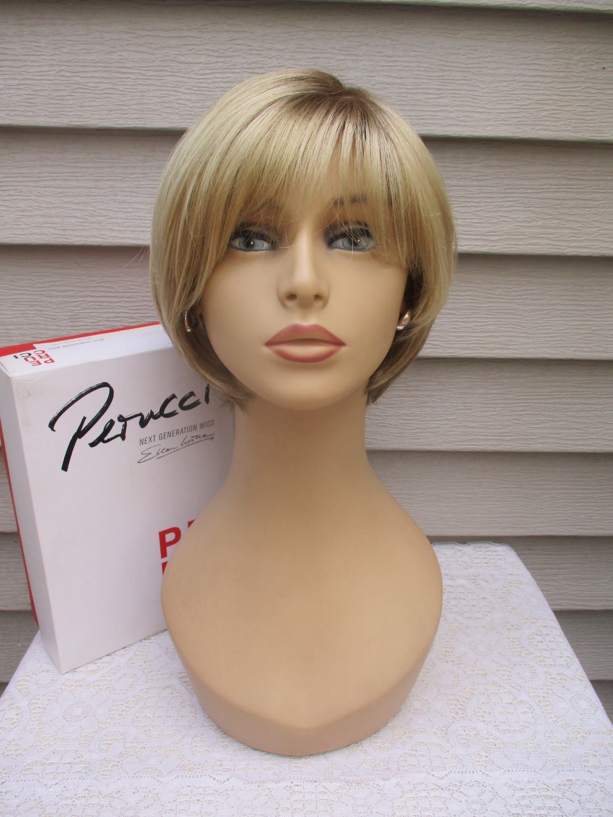 Ellen Wille Wig ECHO Color SANDY BLONDE Lace Front Mono Part READ