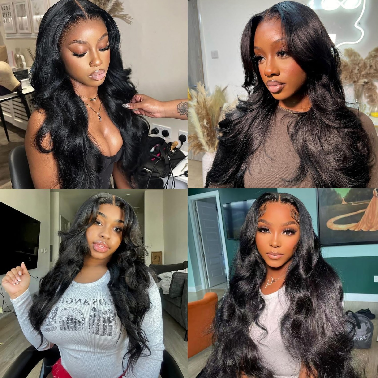 24-Inch Body Wave V Part Wig – 100% Human Hair, Glueless, Beginner Friendly, Cli