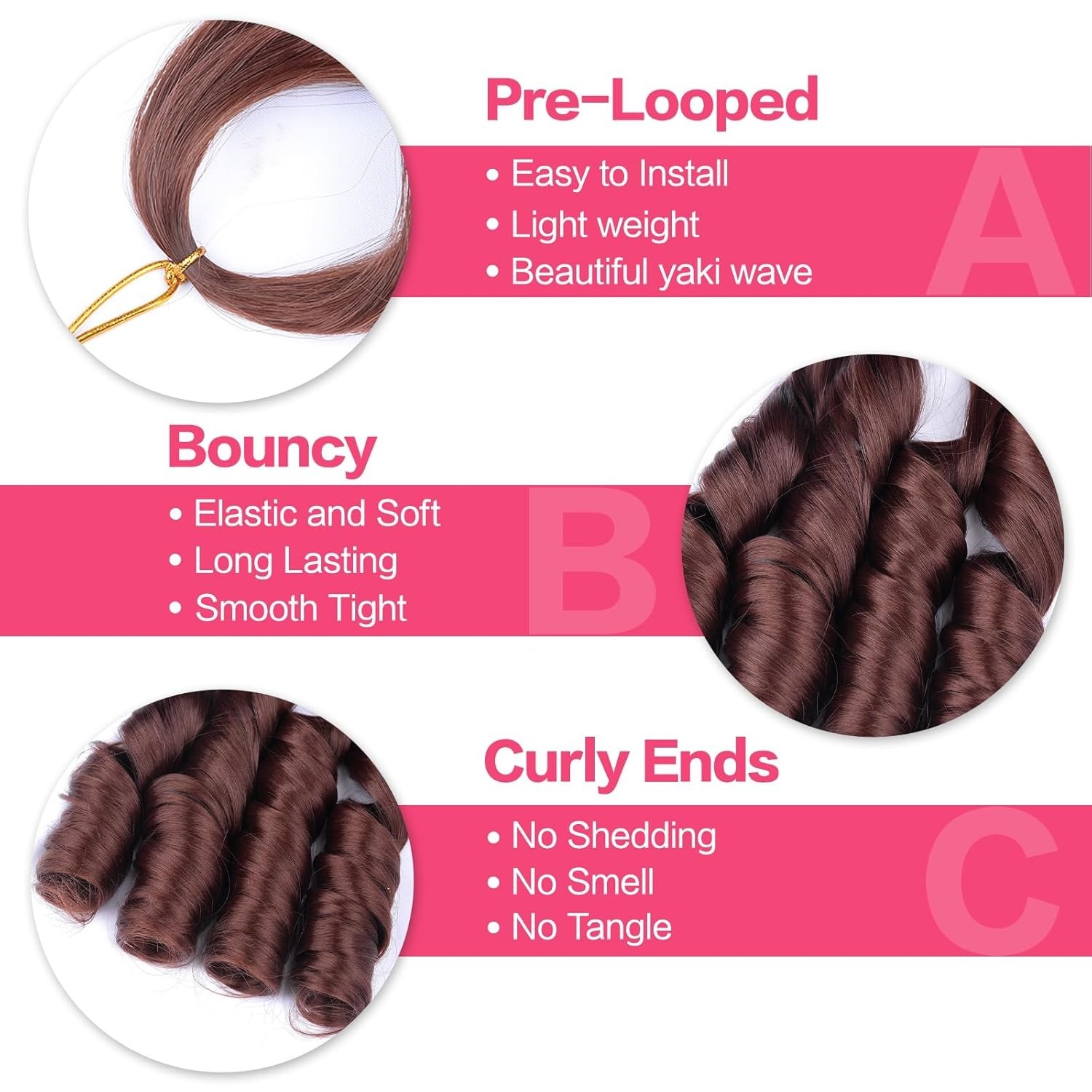 French Curly Braiding Hair 12 Inch 8 Packs Curly Braiding Hair Pre Stretched …