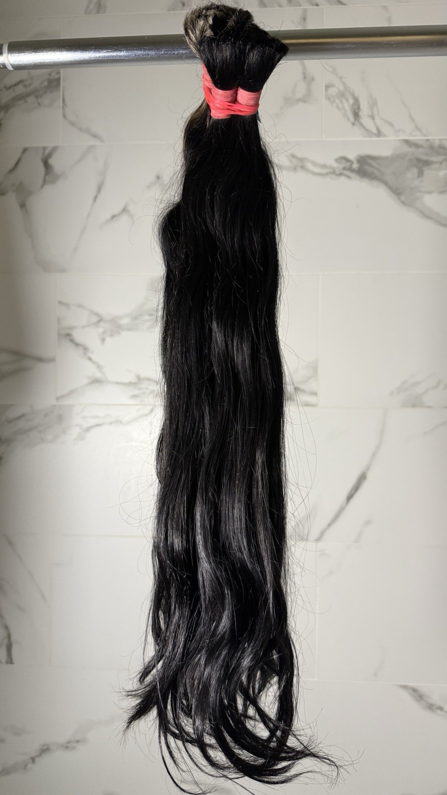 34 Inches Raw Indian Hair Loose Deep Unprocessed No Weft Human Hair Bulks