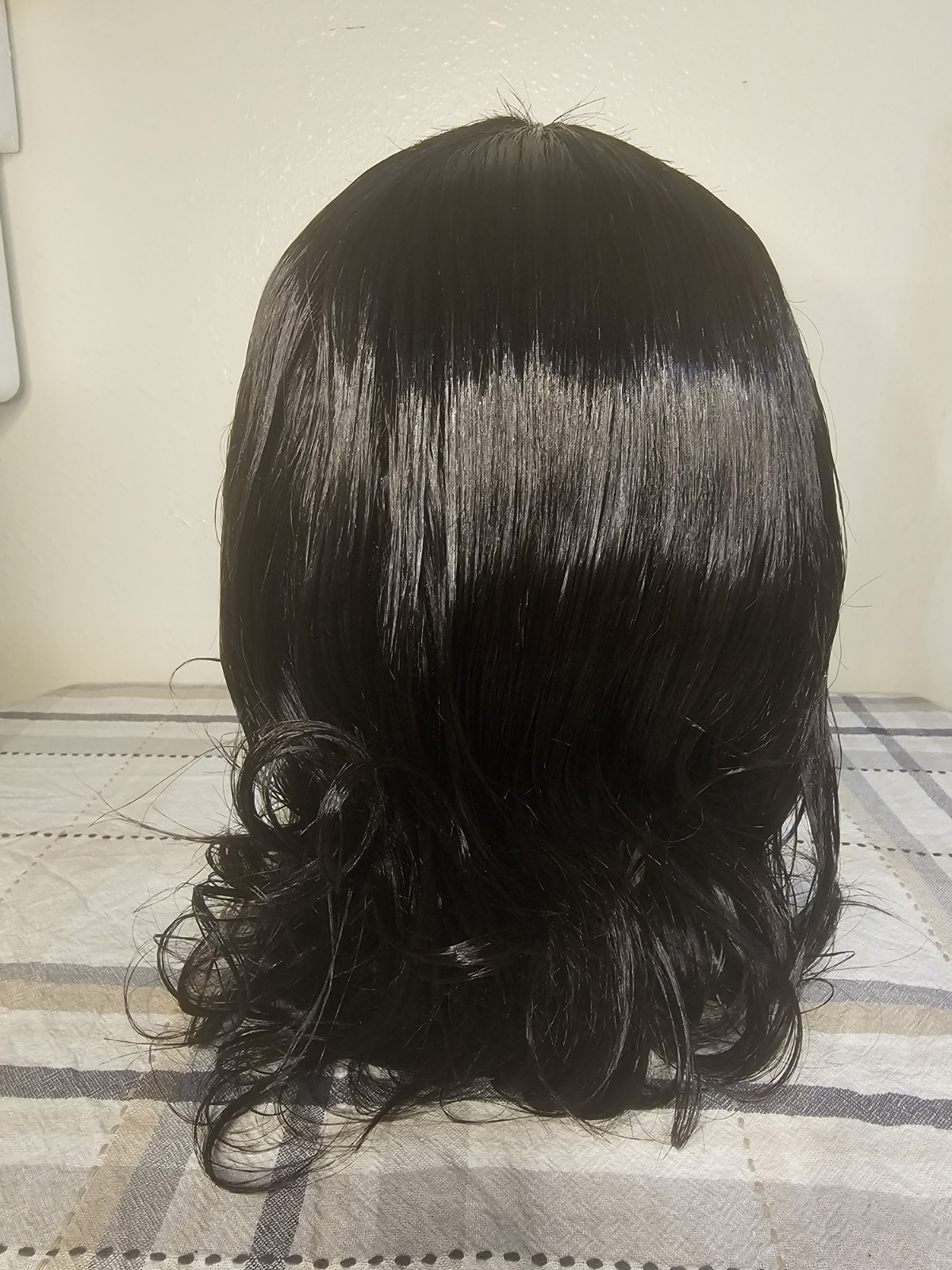 Bob Indonesia 100%HumanHair Wig Full Machine made No Lace