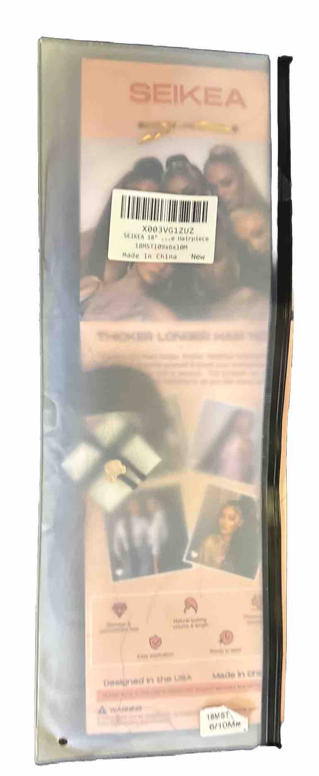 Seikea Hair Extension 18″ – Open Damaged Package – See All Photos