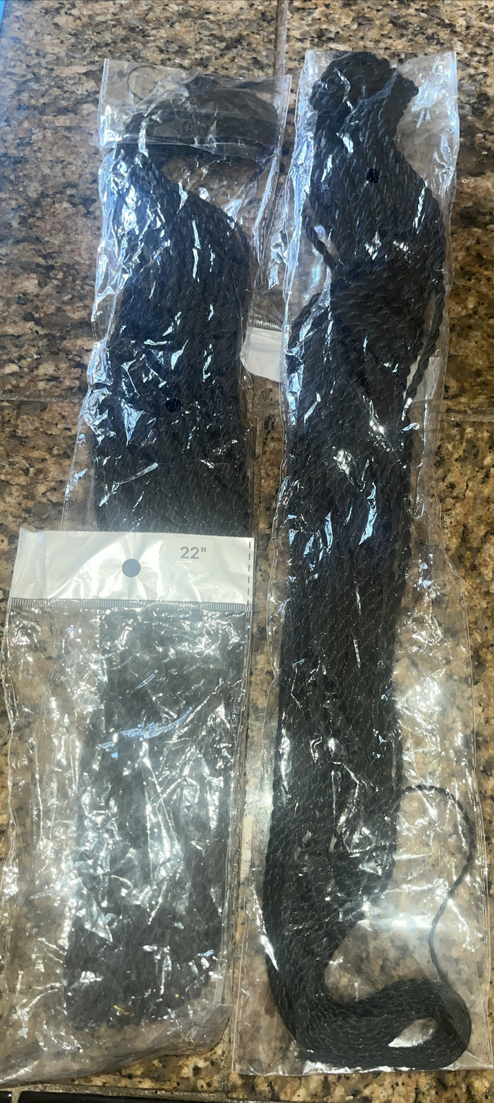 22 Inch 2 Packs Pre Looped Crochet Braids Senegalese Twist Synthetic Nat Black