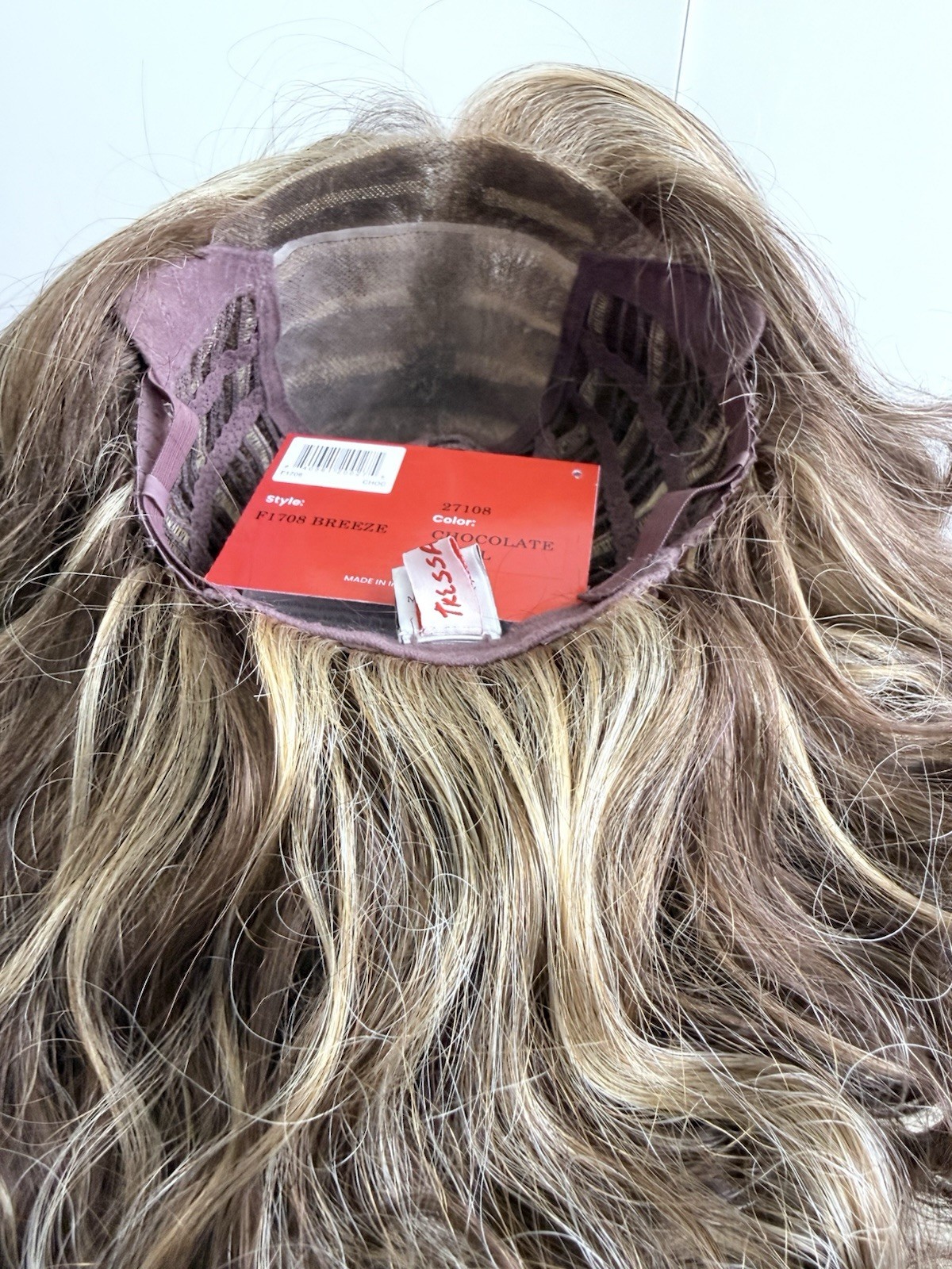 TRESSALLURE Breeze Lace Front Wig (Mono Top) Color CHOCOLATE SWIRL NEW