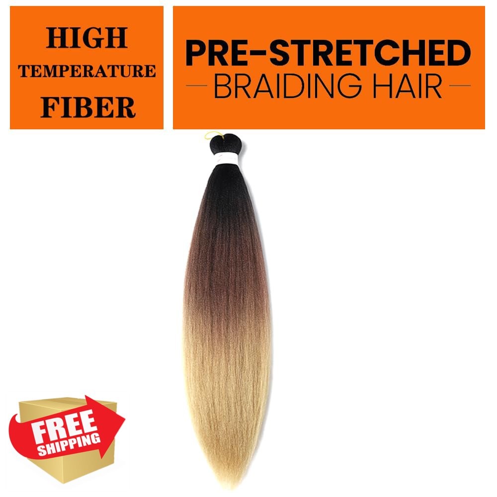 YUDAOHAIR 26″ Ombre Brown Braiding Hair Extensions