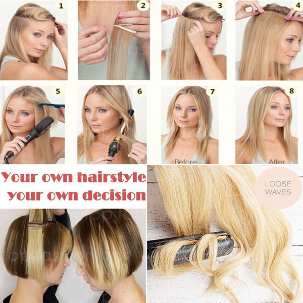 US Super Tape In Glue 100% Human Remy Hair Extensions Real Thick 100g 40pcs GG36