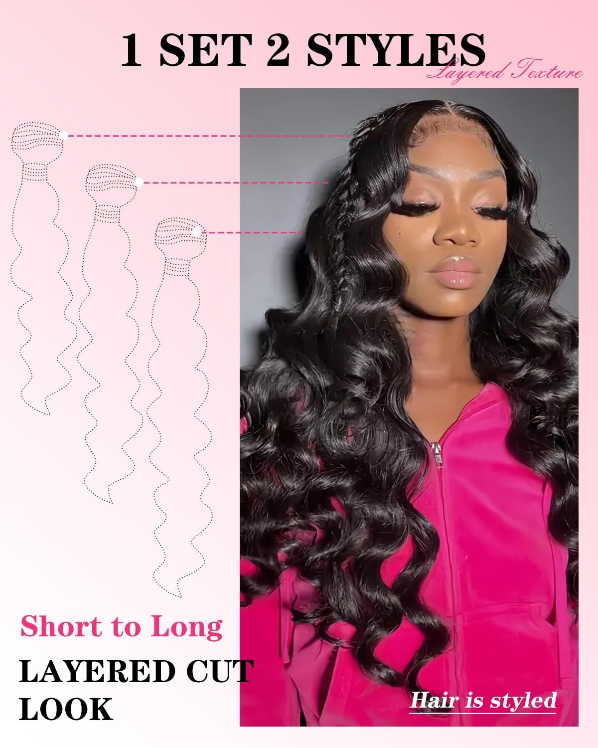 Loose Wave Human Hair Bundles with 5×5 HD Lace Closure, 12A Unprocessed Brazilia