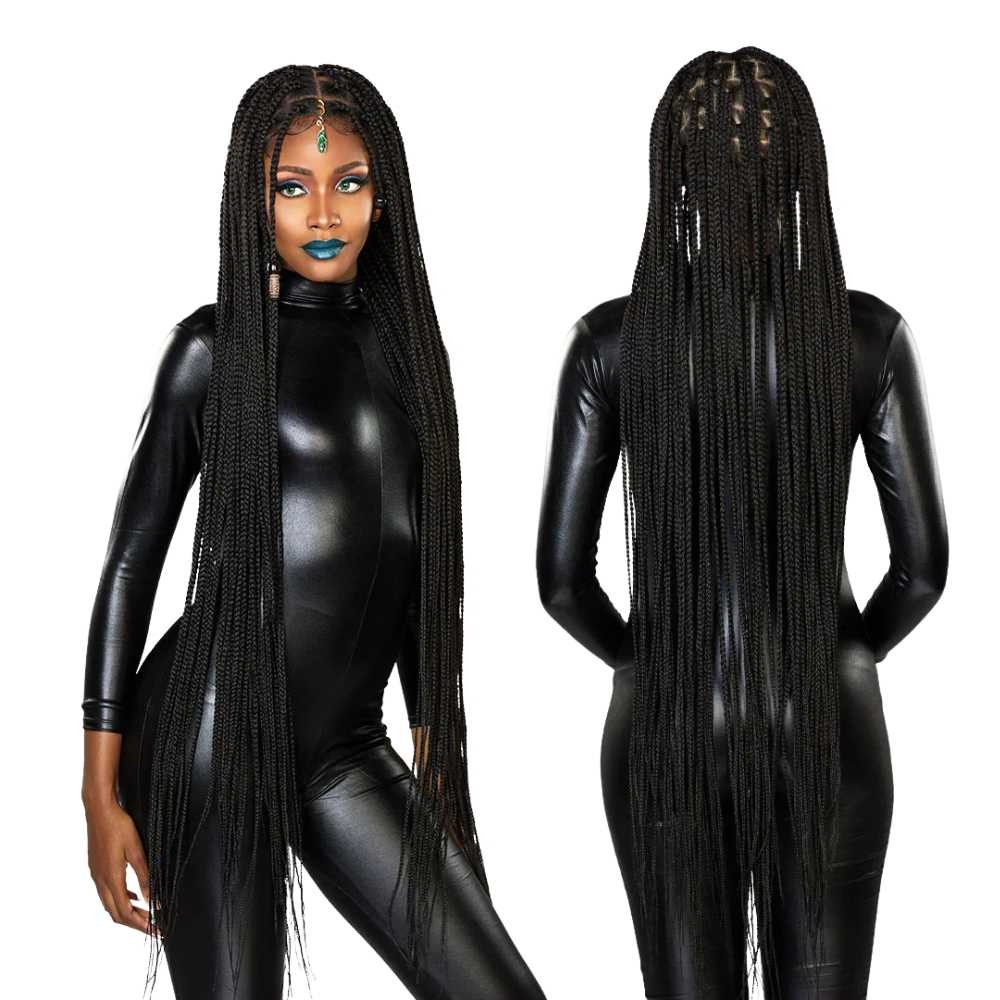 Sensationnel Strand X Pre-Braided Lace Wig – Full Hand-Tied Unit 2