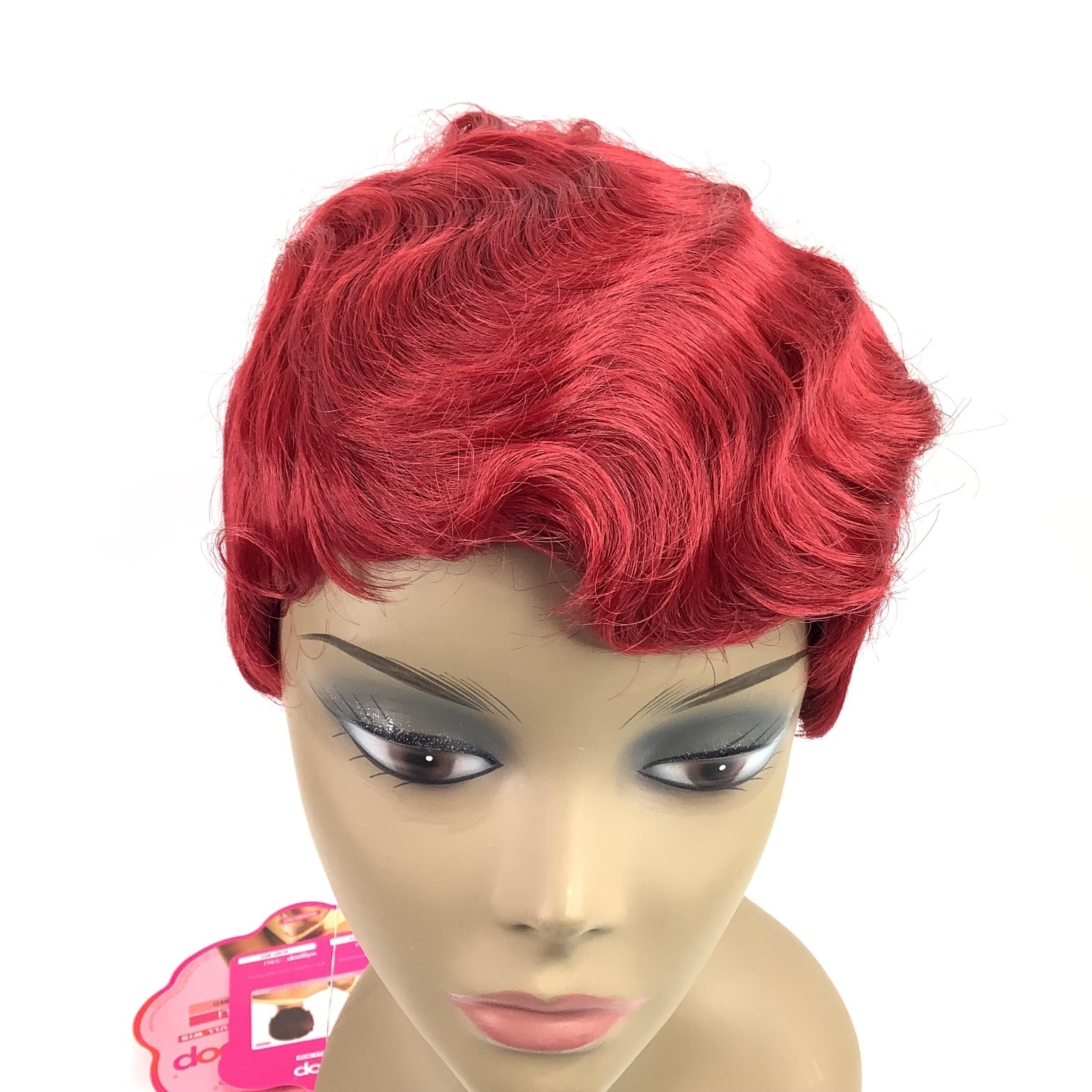 Outre Wigpop CALI Synthetic Full Wig Ruby Red Heat Resistant Pixie