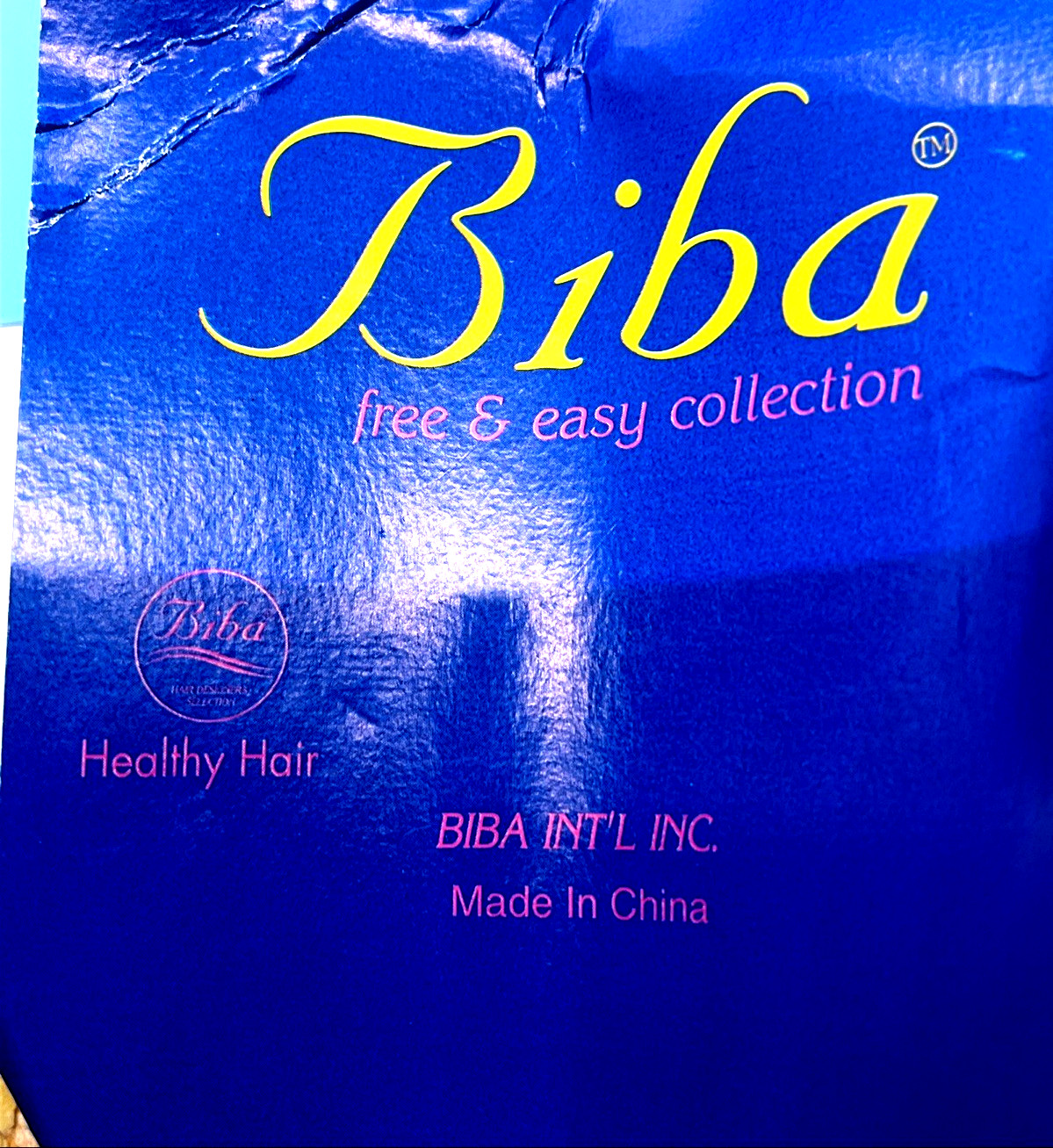 1 pair Biba Free & Easy Collection hair extension black 100% Premium Fiber hair