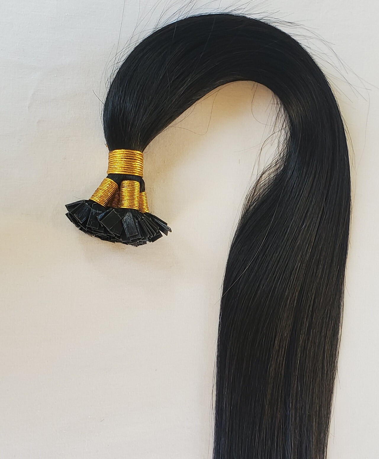 18″,22″ 100 grams,100 strands ,Flat Tip Keratin Remy Human Hair Extensions #1