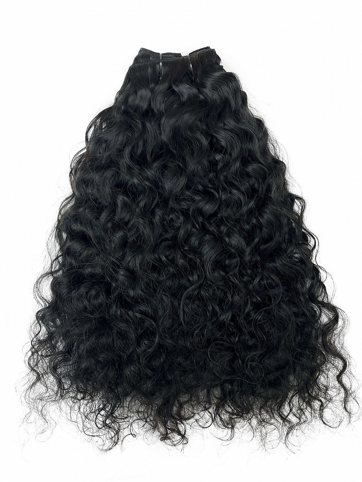 CURLSQUEEN Water Loose Curly Clip In Hair Extension Sets (2c/3a Hair Texture)