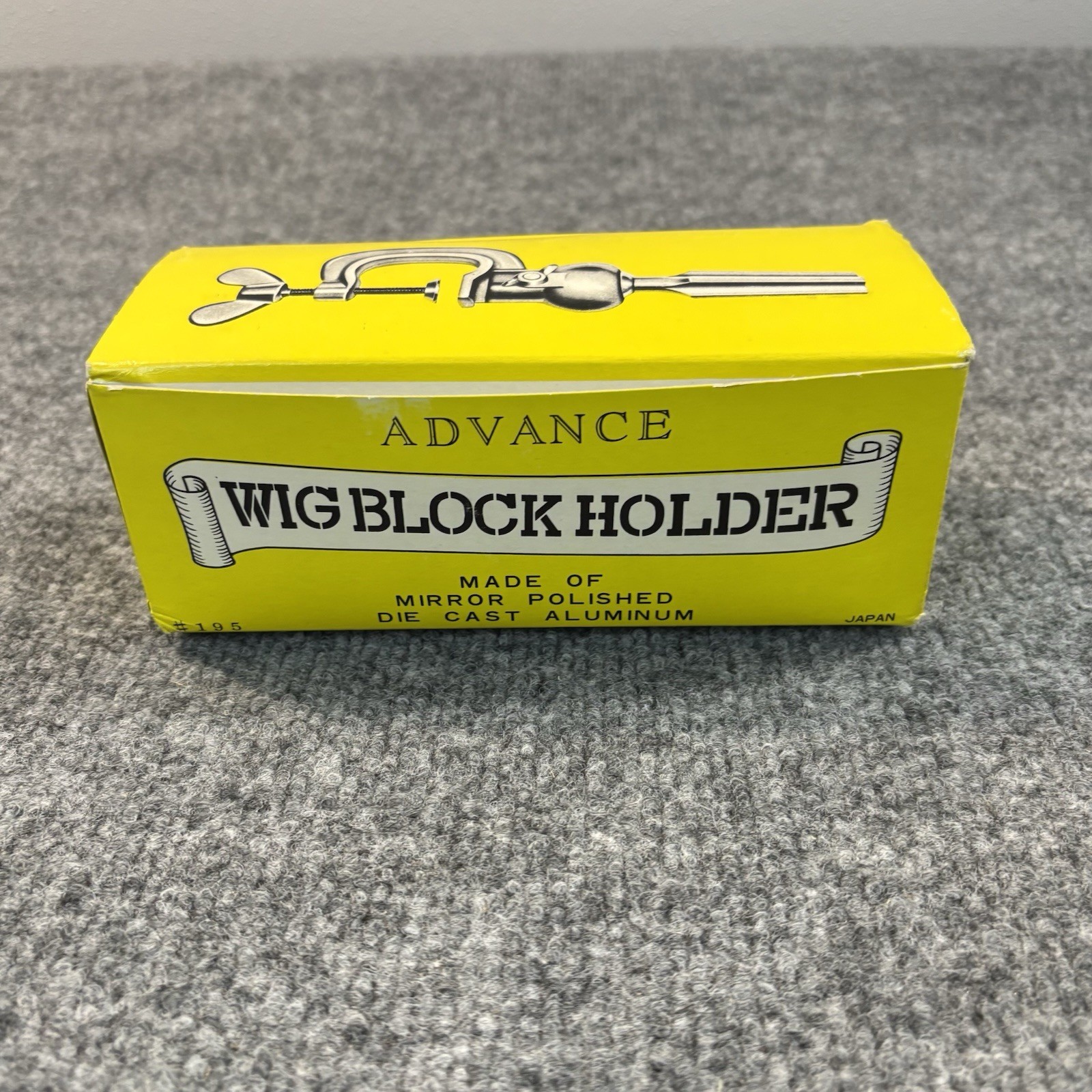 Vintage Diane C-Clamp Wig Block Holder Cast Aluminum Made In Japan Model 195