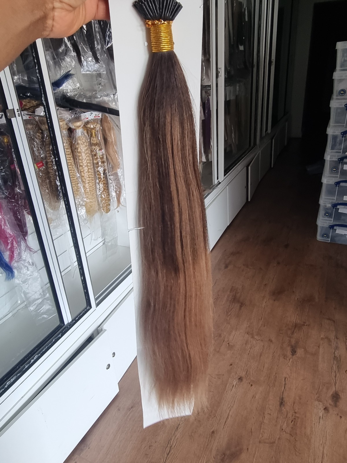 26INCH RUSSIAN I TIPS VIRGIN HUMAN HAIR 2#/6#/8# BALAYAGE PIANO 100g 1g STRAIGHT