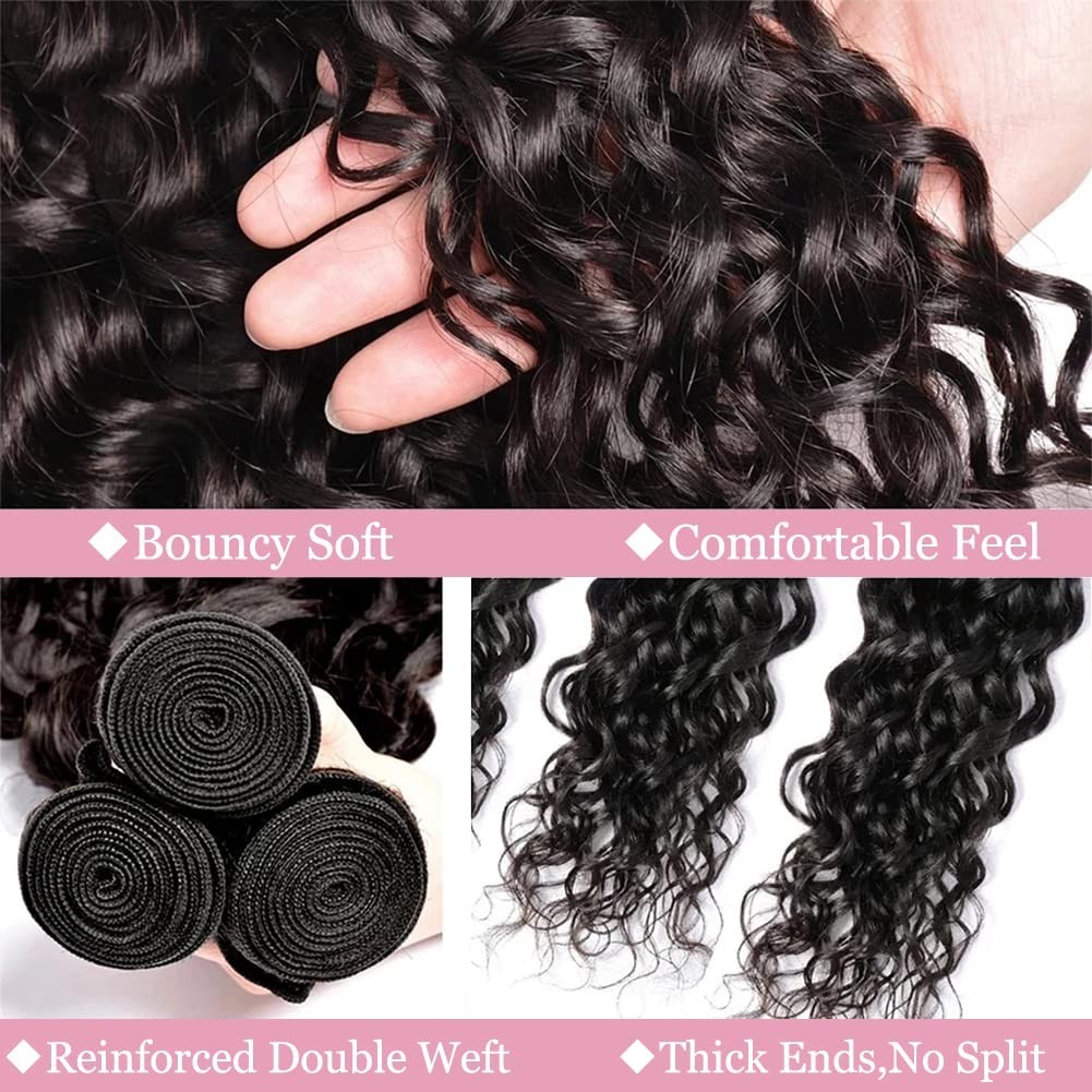 Elegant Deep Wave 26 Inch Bundle with Styled Versatility – Wig Cap Included