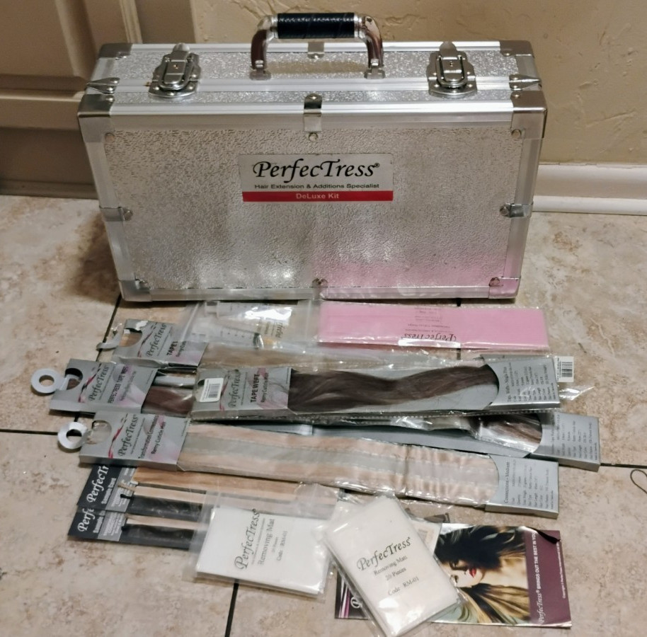 Perfectress specialist deluxe kit Consultant steel storage case extensions Hair