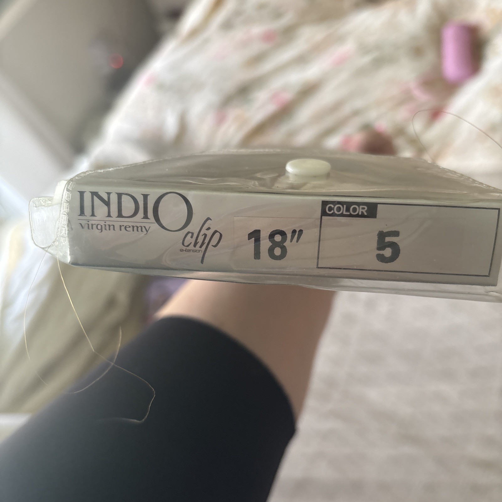 Hollywood Indio Virgin Remy Clip Hair Extension 18” Color 5 Brown