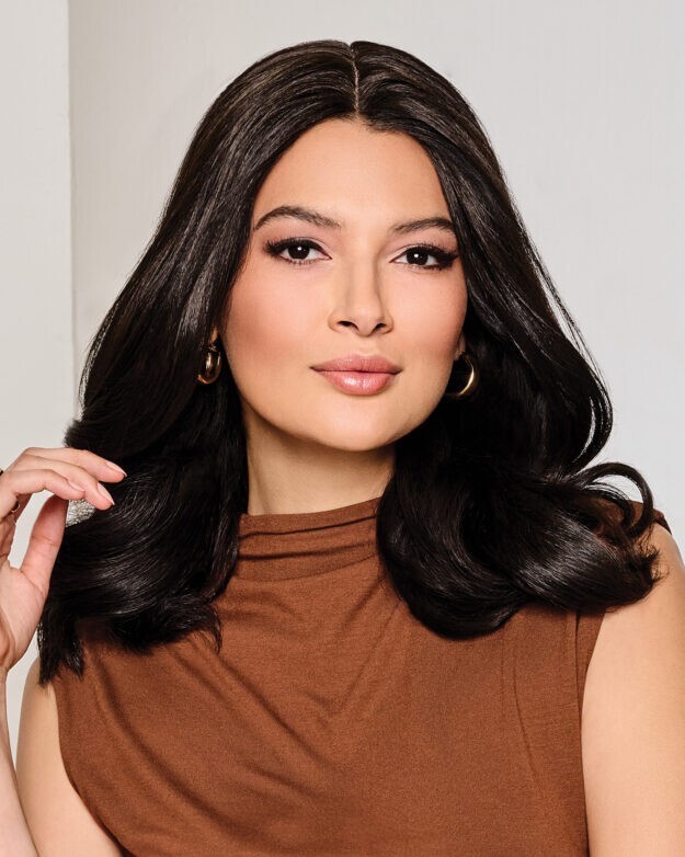 TOPPER RAQUEL 16″ ON KEY Message OF COLOR-Human Hair-All HandTied -All Mono Base