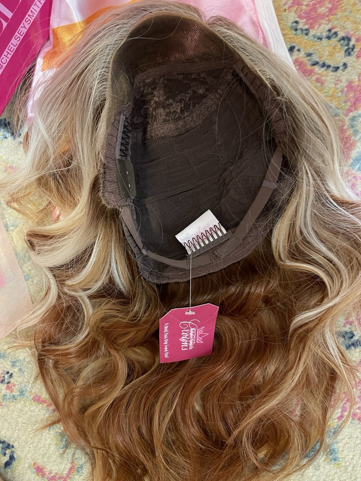Chelsey Smith Cosmetics Sharpay Cowboy Copper Midi Monofilament Wig