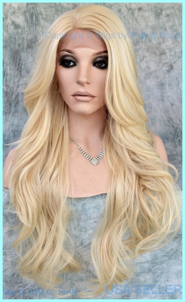CALI BLONDE Long Lace Front Wig by Sepia – Flowing Soft Waves – Fast Ship