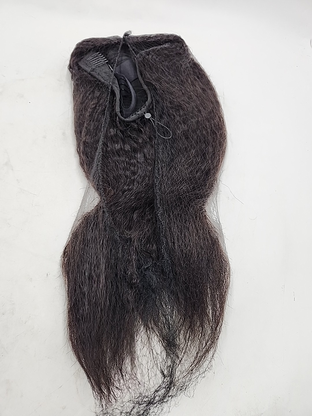 NEW OQ Hair Kinky Straight Invisi-Drawstring Glueless Wig – 16″