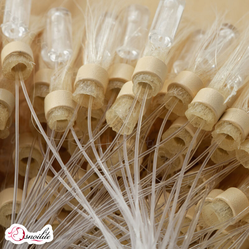 200PCS Thick Micro Ring Loop Tip 100% Remy Human Hair Extensions Micro Bead Link