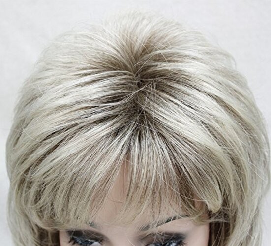 Long Soft Shaggy Layered Blonde Ombre Classic Cap Full R10/26 2 Toned Blonde