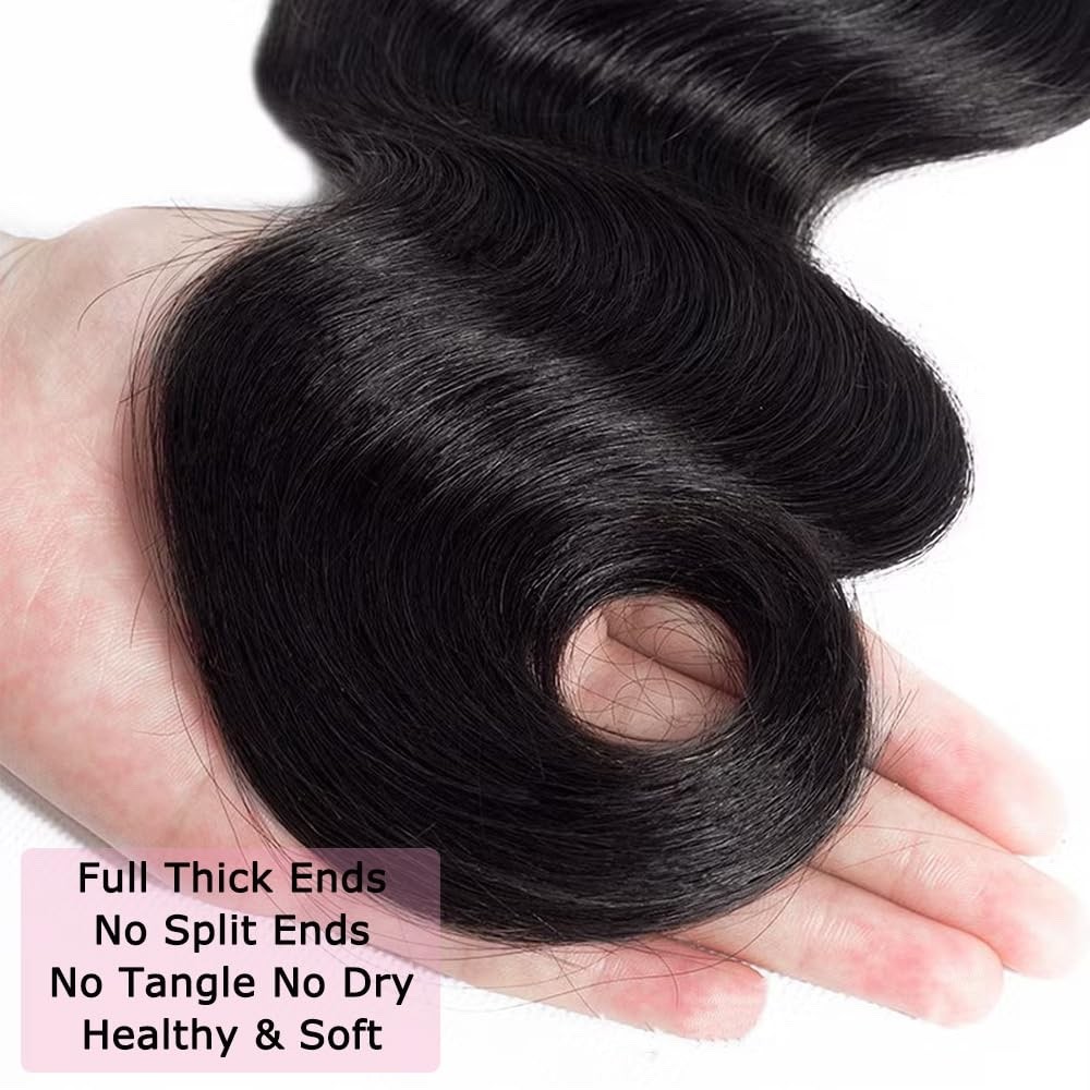 16A Human Hair Bundles 18 20 22 24 Inch Body Wave Bundles Human Hair 400g Brazil