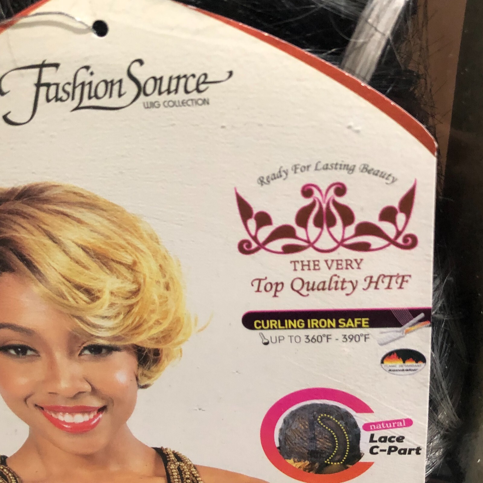FASHION SOURCE, STYLE HT-RENEE COLOR GTF1B/WT, NATURAL LACE C-PART, NEW