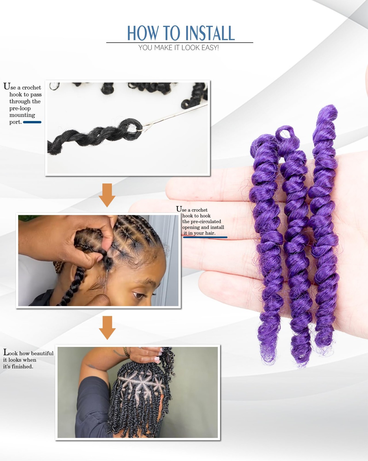 Miss Sula Short Passion Twist Crochet Hair For Black Women And Kidspre-Twisted