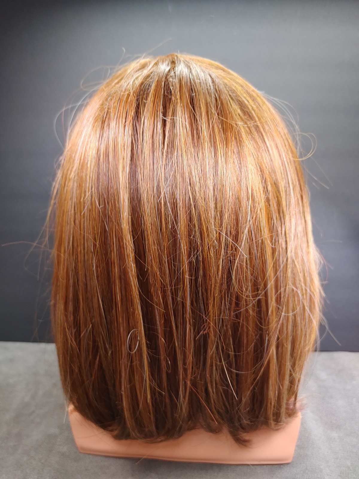Hair2Wear Wig Lace Front Mono Part Style: Cover Shot w/Bangs Red Auburn