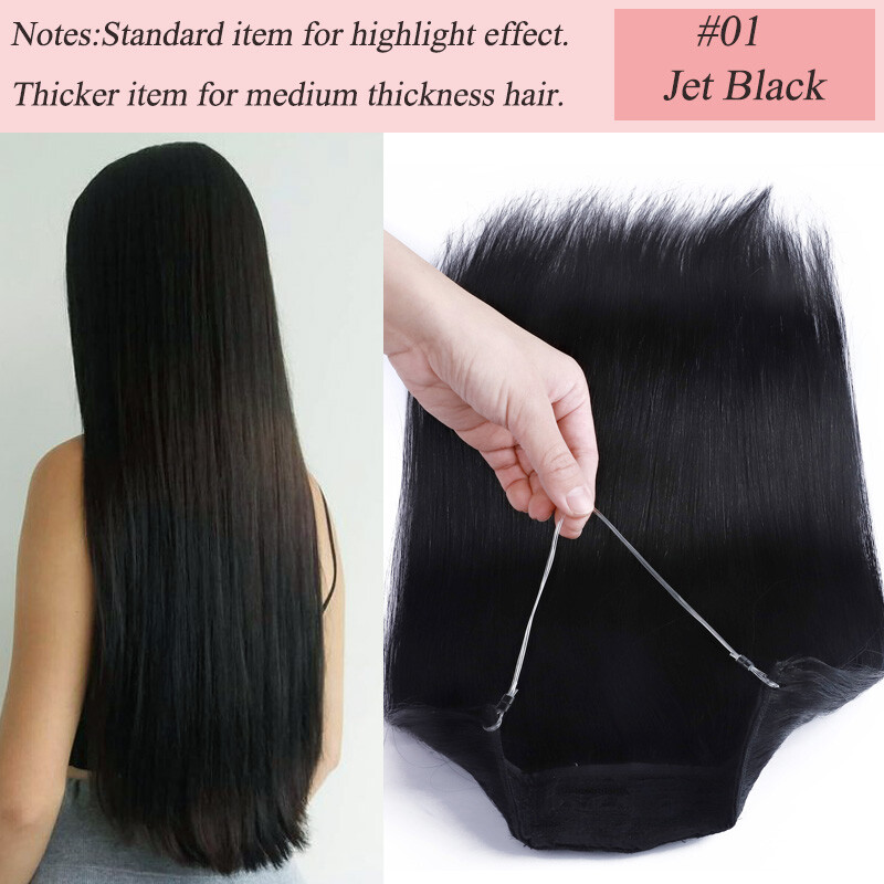 All Colors Thick 110g Hair Wire In Remy Human Hair Extensions Headband No Clips
