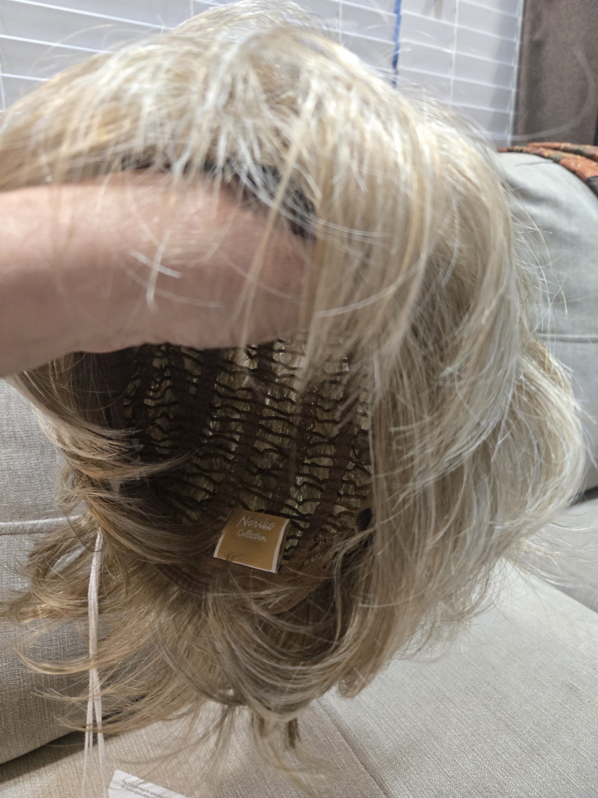 Noriko Sky Wig Caramel Cream Synthetic Wig