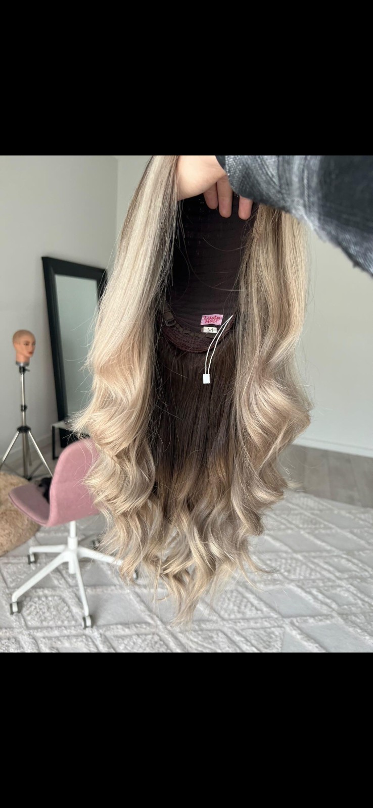 New! CUSTOM LUSTA WIG. BALAYAGE W/ SOME HIGHLIGHTS/ LOWLIGHTS Medium CAP 22-24″