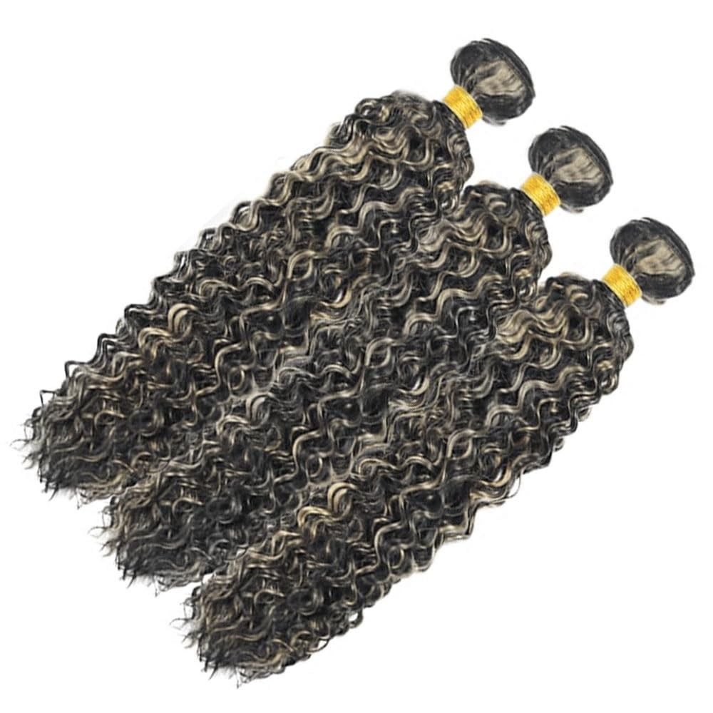 Younghann Color P1B/613 Deep Wave Human Hair Bundles Unprocessed Brazilian