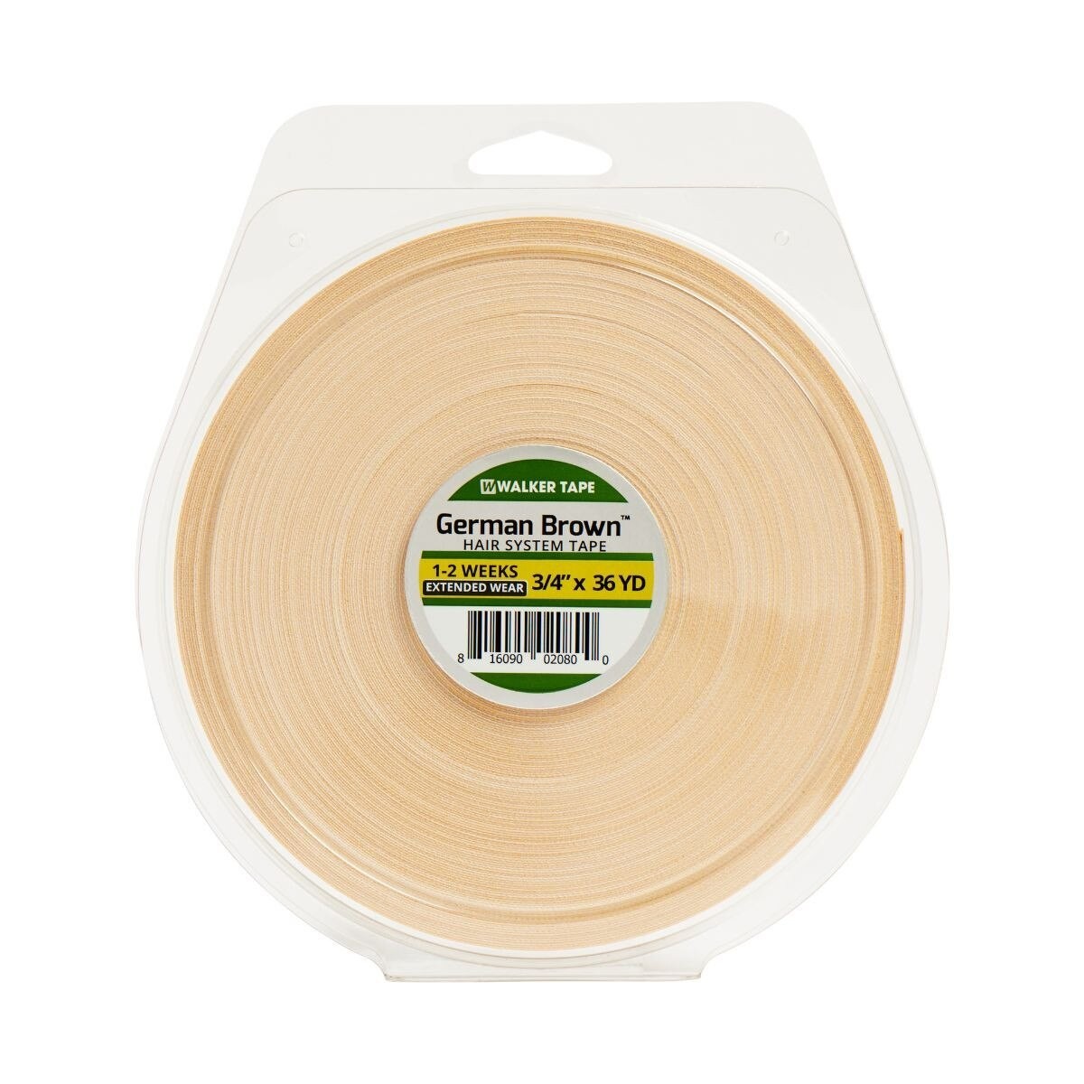 Walker German Brown Liner Cloth Hairpiece System Wig Tape Roll 3/4″ x 36 Yard