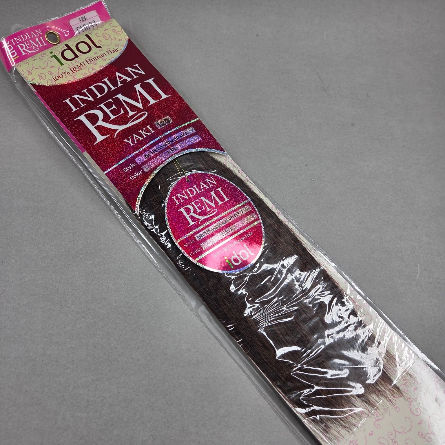 Idol Indian Remi Yaki Human Hair Weave 12S F1B/33