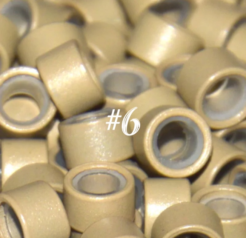 150/250/500/1000 4mm 4.5mm 5mm Silicone Micro Rings for Hair Extensions